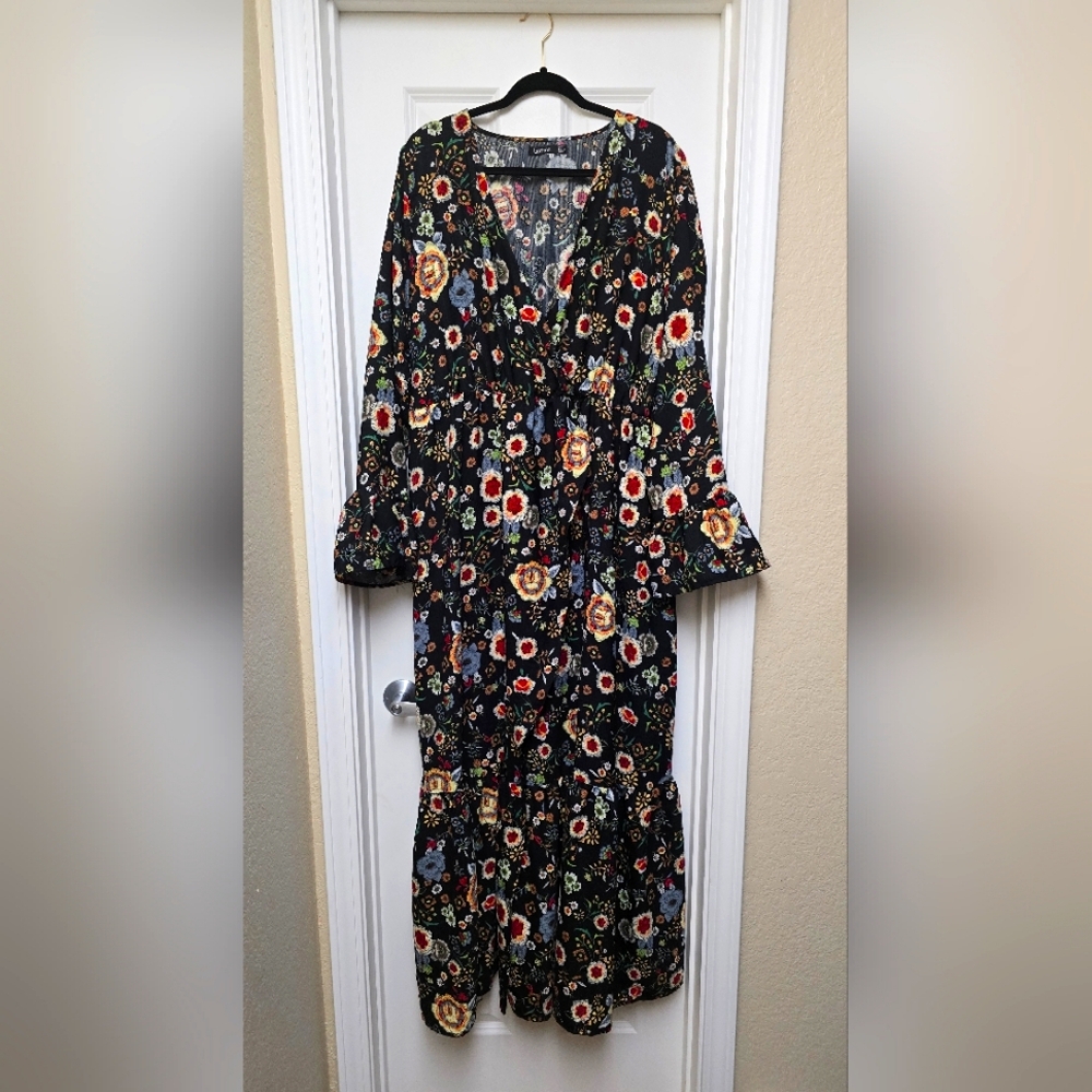 Boohoo Maxi Dress with Leg Slit